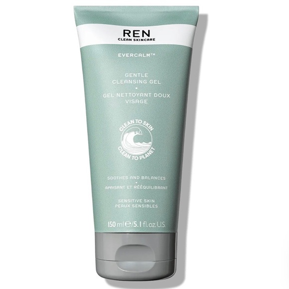 🍃Pick 3/$21- Ren Skincare Gentle Facial Cleanser For Sensitive Skin- Full Size - Picture 2 of 2